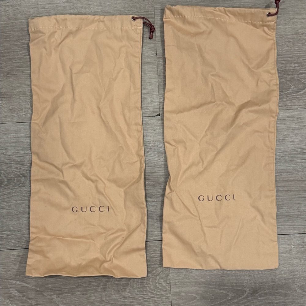 2 Gucci dust bags